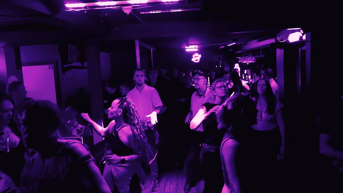 Dansegulvet på Club Vortex